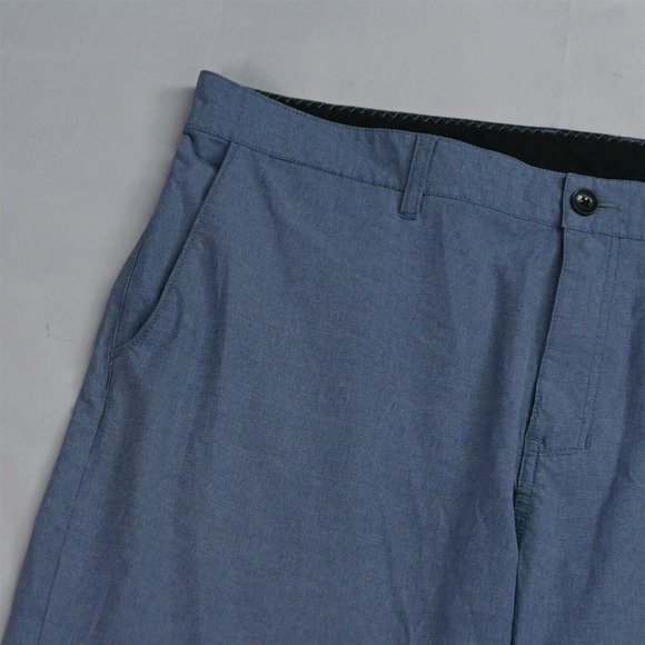 Hethcode 40 x 11" Blue Print Flat Front Hybrid Shorts - Picture 2 of 7